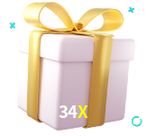 Receba seus bônus de boas-vindas no 34X